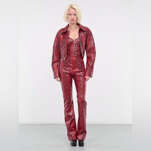 Puppets and Puppets Blood Red Rosalia Bodysuit